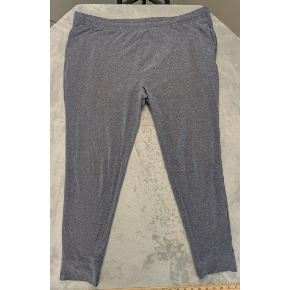 Rhone Sweatpants Mens XL Gray Jersey Joggers Elastic Waist Pockets Gym Lounge